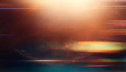 Wall Mural - abstract film texture background with grain, dust and light leaks motion blur effect; copy space