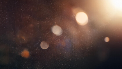 Wall Mural - abstract film texture background with grain, dust and light leaks motion blur effect; copy space