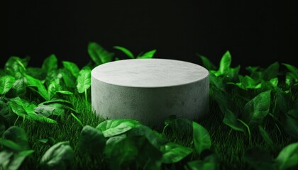 Leinwandbilder - Nature-inspired minimalist display indoor garden image focus lush greenery modern aesthetic