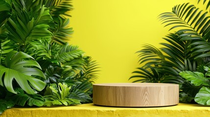 Leinwandbilder - Showcase of natural elements indoor studio minimalist design bright environment close-up view