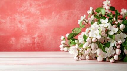 Aufkleber - Spring floral arrangement studio decorative content minimalistic close-up beauty