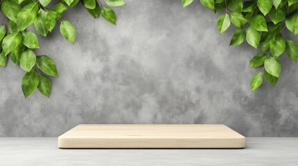 Leinwandbilder - Natural greenery display minimalist interior image composition serene lifestyle close-up view