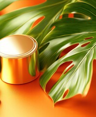 Aufkleber - Decorative greenery indoor setting still life vibrant colors close-up nature inspiration