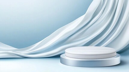 Poster - Elegant display stand modern studio product showcase minimalist setting close-up view