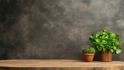 Aufkleber - Indoor plant arrangement home office decor minimalist space aesthetic greenery
