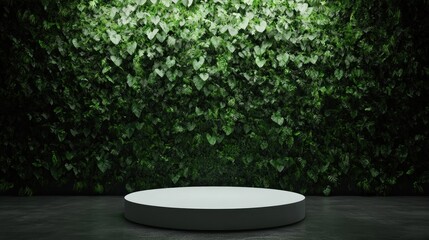 Poster - Greenery display stage urban setting photo background indoor environment nature concept