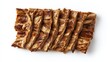 © Kultivad - Sliced shawarma arranged neatly on a white background showcasing its juicy, marinated layers and grilled texture.