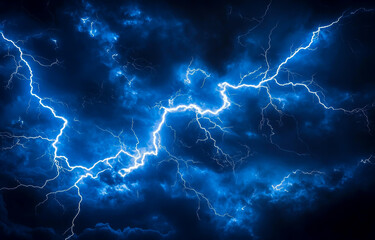 Wall Mural - isolated lightning on a black background, 3d rendering illustration, banner design with lightning co