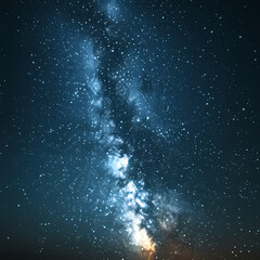 Wall Mural - Beautiful auroras accompanied a huge and beautiful starry sky. A starry sky conceals nothing. The picture should have layers, a sense of depth, a sense of detail, high-definition.