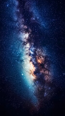 Wall Mural - Beautiful auroras accompanied a huge and beautiful starry sky. A starry sky conceals nothing. The picture should have layers, a sense of depth, a sense of detail, high-definition.