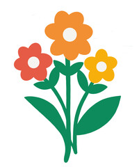 Wall Mural - illustration of a flower