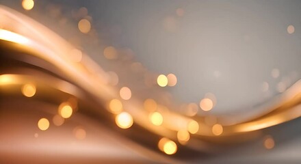 Wall Mural - abstract background with lights 4k