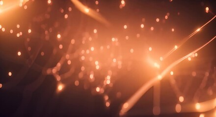 Wall Mural - abstract background with lights 4k