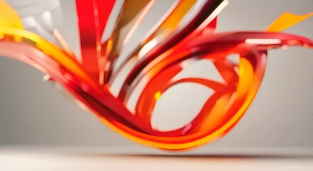 Wall Mural - red and yellow background 4k