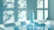 © The Thee Studio - lotion bottle, spa equipment, calm and relaxing
