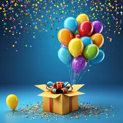 Wall Mural - wish a happy birthday to someone you love with beautiful photos and gifts.