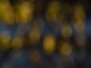 bokeh effect and purposely blurred view of sunlight. blurry background with photographic bokeh effec