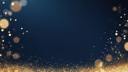 Wall Mural - bokeh glitter texture christmas abstract background