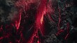 © Youttakone - An aerial view of a molten lava flow, showcasing vibrant red and orange hues against dark volcanic rock, illustrating the raw power of nature.