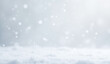 © Galeno - realistic snow effects varied shapes fall gently pristine white backdrop creating serene winter scene