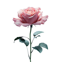 Wall Mural - single pink rose