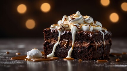 Wall Mural - Decadent Chocolate Brownie