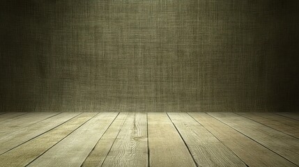 Aufkleber - A textured backdrop with wooden flooring, ideal for photography or presentations.