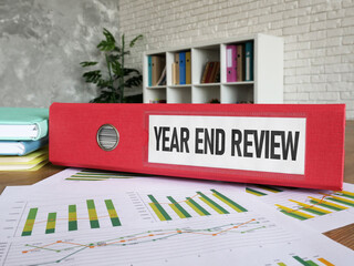 Year End Review as Financial year end is shown using the text