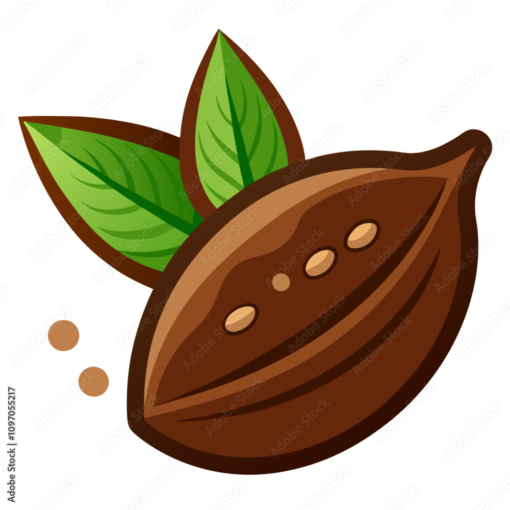 cocoa powder clipart cartoon Illustration drawing Stock Vector | Adobe ...