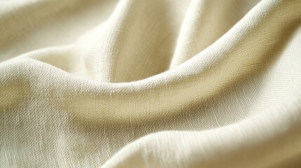 Fototapete - A close-up of soft, draped fabric displaying gentle folds and texture.