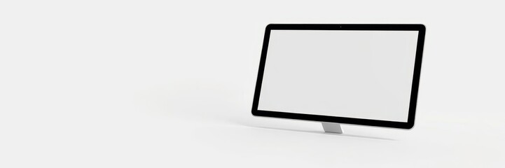 Wall Mural - Modern and professional set of realistic tablet mockups in various angles and orientations, digital, device