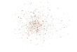 © Royal pixels - Black ground pepper scattered, spice flying isolated on white, clipping path