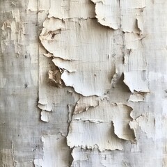 Poster - Close-up of peeling paint on a textured surface, showcasing layers and natural wear.