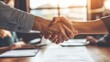 © Alienmarsh - A Strong Business Handshake, Symbol of Partnership and Agreement
