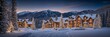 © Luxury Richland - A beautiful mansion in the luxurious mountains of Aspen, Colorado, with a snowy view and a Christmas vibe