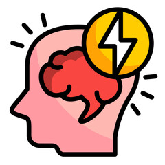 Sticker - Brainpower Icon