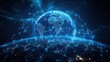 © Tina - A digital representation of Earth connected by networks, symbolizing global connectivity.