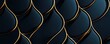 © labirint - Elegant geometric abstract design with curved gold