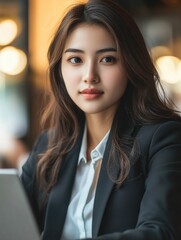 Wall Mural - Professional Woman in Business Attire