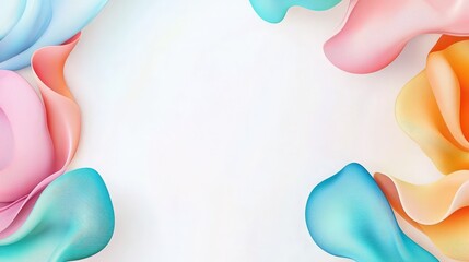 Wall Mural - Pastel Wave Frame