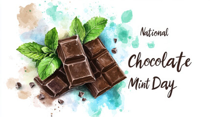 National Chocolate Mint Day Celebrate national chocolate mint day with delicious art and flavor