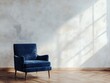 © Alexandr - Blue Chair in Empty Room