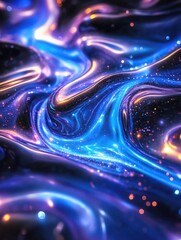 Wall Mural - Abstract starry night sky