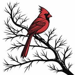 cardinal vector,christmas cardinal  ai