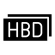 © Albarabdi - birthday icons glyph