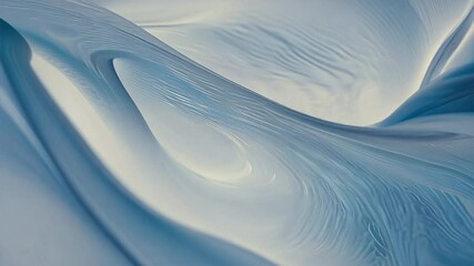 Wall Mural - Winter's Embrace: Abstract Snow Patterns
