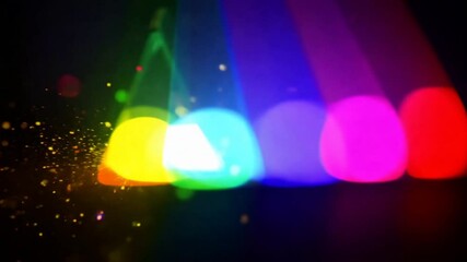 Wall Mural - Prismatic Burst: Abstract Light Beams 