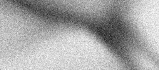 Wall Mural - grainy grayscale background, black and white noise texture monochrome abstract banner, header poster