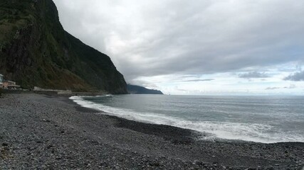 Wall Mural - natural beach on madeira island