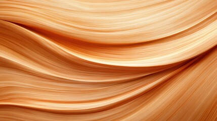 Poster - A smooth, flowing texture in warm beige tones, resembling waves or brush strokes, creates a soft and inviting visual appeal.